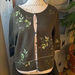 NWOT Christopher and Banks hand crochet